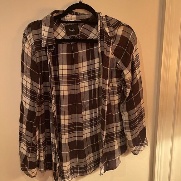 Rails Black & White Flannel size XS! I'm perfect condition - Picture 1 of 4